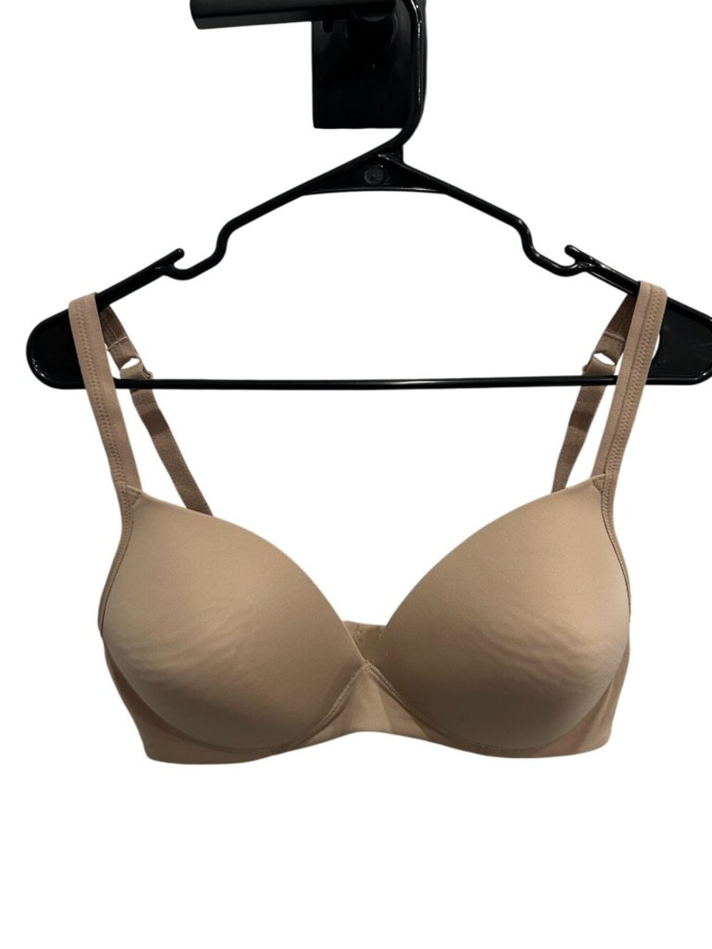 Warners 40B Beige Underwire Bra Adjustable Straps Minimalist Neutral Aesthetic